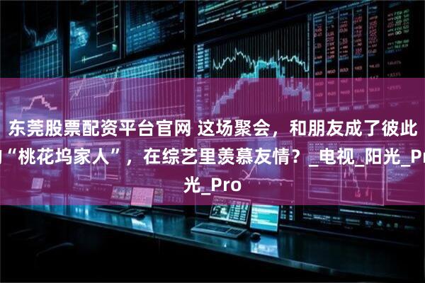 东莞股票配资平台官网 这场聚会，和朋友成了彼此的“桃花坞家人”，在综艺里羡慕友情？_电视_阳光_Pro